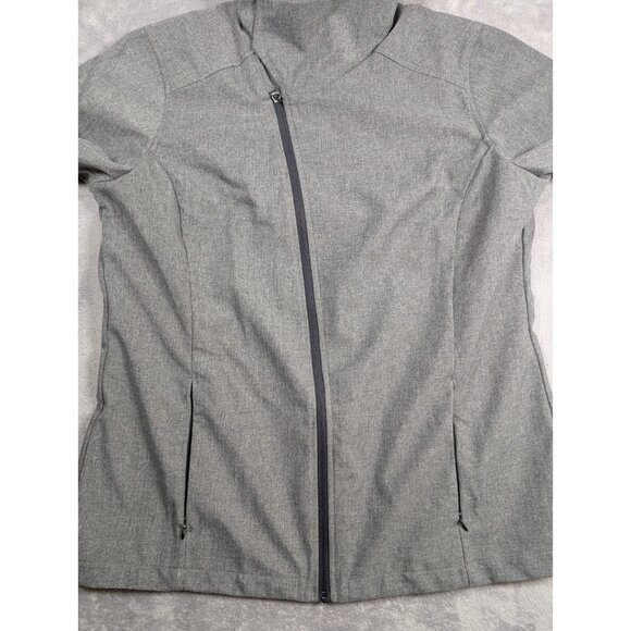 Intel Corporation North End Jacket Womens Size XL Gray Wrap Neck Waterproof - Picture 4 of 8